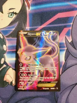 Pokemon TCG Espeon EX Holo Full Art Ultra Rare Card 117/122 XY Breakpoint LP - Image 1