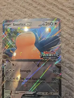 Snorlax ex (Prismatic Evolution Stamp) 076/131 Jumbo Card Promo Pokemon TCG 🌟 - Image 3