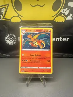 Special Delivery Charizard Pokemon Center Promo Card Holo SWSH075 - SEALED MINT - Image 5