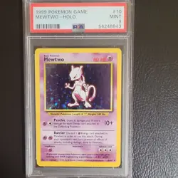Pokemon TCG Base Set Mewtwo Holo PSA 9 #10/102 1999 Card Stock - Image 1