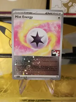 Mist Energy Holo Pokemon Prize Pack Series 5 Promo Pokemon Card NM/LP Play Stamp - Image 1