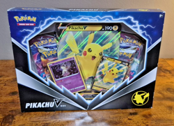 Pokemon TCG: Pikachu V Box Promo Card/Foil/4 Booster Packs Sealed 171261.1 820650851179 - Image 1