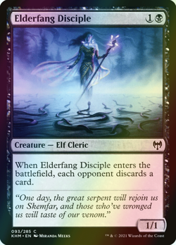 MTG Elderfang Disciple Foil ** Kaldheim ** English - Image 1