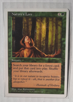 MTG 5th Fifth Edition 5ED | Nature's Lore | LP | Magic The Gathering - Image 1
