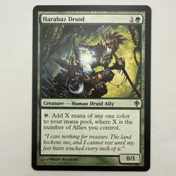 Harabaz Druid x1 MTG Worldwake 1x Magic Excellent Light Play NM - Image 1