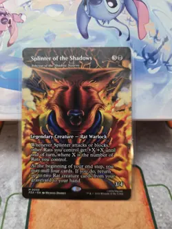 Splinter of the Shadows - Ashcoat of the Shadow Swarm (Borderless) Mtg Tmnt - Image 1