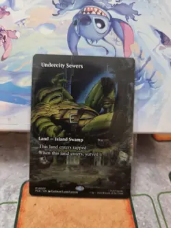 Undercity Sewers (Borderless) Teenage Mutant Ninja Turtles Eternal-Legal MTG NM - Image 1