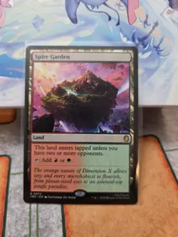 Spire Garden Rare MTG Ninja Turtles Commander - Image 1