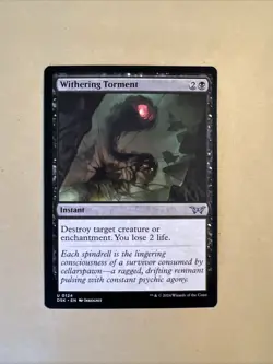 MTG Withering Torment DSK 0124 U NM Regular Uncommon - Image 2
