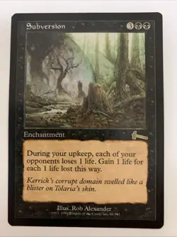 MTG NM Subversion Urza's Legacy Magic the Gathering - Image 1