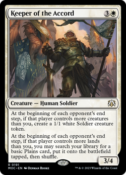 Keeper of the Accord [March of the Machine Commander] Magic MTG - Image 1