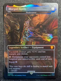 Morgul-Knife (Shadowspear) - Foil Borderless - LOTR Tales of Middle Earth (MTG) - Image 1