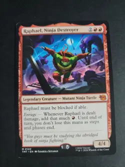 Raphael, Ninja Destroyer Mythic MTG Ninja Turtles - Image 1