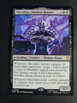 Shredder, Shadow Master Rare MTG Ninja Turtles Commander - Image 1