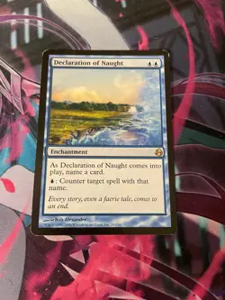 MTG - DECLARATION OF NAUGHT - RARE - MORNINGTIDE - MP - #2 - Image 1