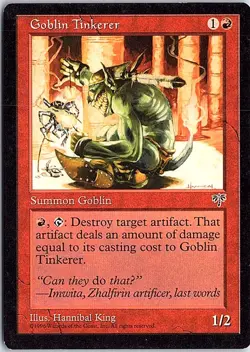 Goblin Tinkerer C Mirage LP MTG - Image 1