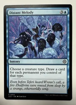 MTG Magic Distant Melody 0154 Commander: The Lost Caverns of Ixalan LCC - Image 1