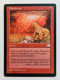 1 x Firestorm | Weatherlight | MTG | Magic The Gathering - Image 1