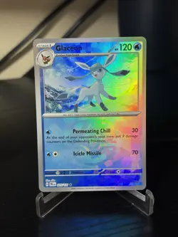 Pokemon Glaceon Master Ball Pattern Reverse Holo 25/131 Prismatic Evolutions - Image 1