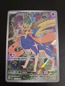 Zacian 100/094 Phantasmal Flames Illustration Rare Full Art - Pokemon ME02 NM - Image 1