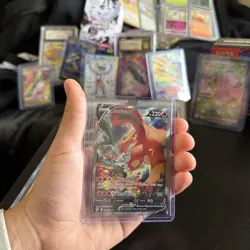 Charizard V 154/172 Alt Art Ultra Rare Brilliant Stars Pokemon TCG US Seller - Image 1