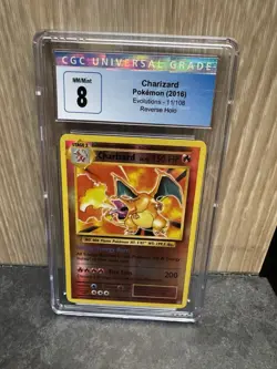 Charizard Evolutions 11/108 Reverse Holo Holo Rare 2016 CGC 8 Pokemon TCG - Image 4