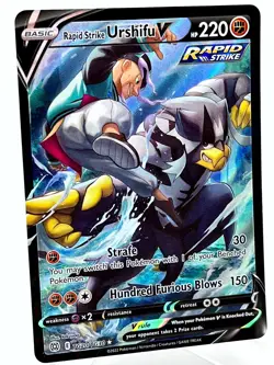 Rapid Strike Urshifu V TG20/TG30 Brilliant Stars Ultra Rare Pokemon TCG Card - Image 2