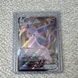 Pokemon Espeon VMAX 065/203 Ultra Rare Full Art Holo Evolving Skies Card - Image 1