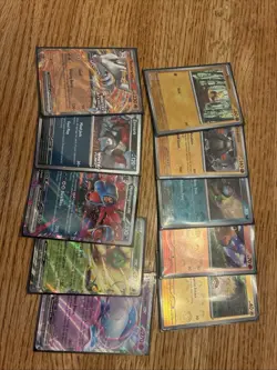 Pokemon White Flare Lot Of 10 Masterball Pokeballs EX And Stamped Cards - Image 2