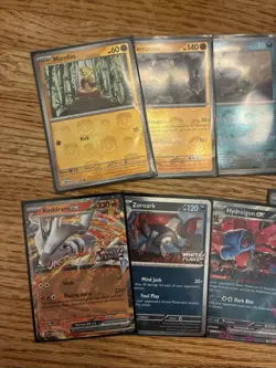 Pokemon White Flare Lot Of 10 Masterball Pokeballs EX And Stamped Cards - Image 3