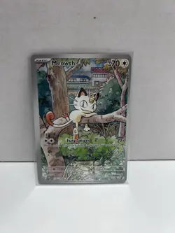 Meowth 106/094 Pokemon TCG Phantasmal Flames Illustration Rare NM - Image 1