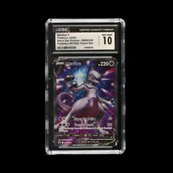 Pokemon Slab Mewtwo V 229 2022 CGC 10 Gem Mint - Image 1