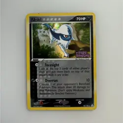 Pokemon Absol Holon Phantoms Reverse Holo Rare 18/110 Ware all over decent cond - Image 1