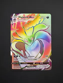 Malamar VMAX 198/192 Pokemon Rebel Clash Rare Rainbow Near Mint (NM) 2020 - Image 1