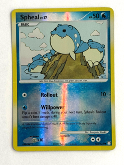 Pokemon TCG Spheal 102/123 Reverse Holo Common Mysterious Treasures - Image 1