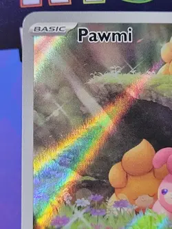 Pokemon TCG Pawmi Scarlet & Violet: Paldean Fates 226/091 Holo Illustration Rare - Image 2