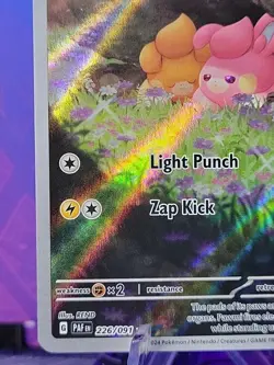 Pokemon TCG Pawmi Scarlet & Violet: Paldean Fates 226/091 Holo Illustration Rare - Image 5