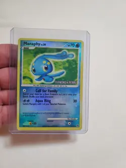 MP 2007 Pokemon TCG DP Burger King Promo Manaphy Stamped Reverse Holo 9/130 - Image 1