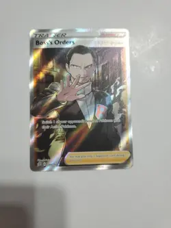 Pokemon Sword & Shield Rebel Clash Boss's Orders 189/192 Full Art Trainer - Image 1