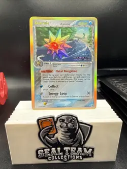 2005 POKEMON EX DELTA SPECIES #15/113 STARMIE REVERSE HOLO STAMPED - Image 1