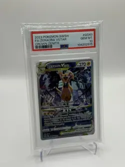 2023 POKEMON SWORD & SHIELD CROWN ZENITH #GG43 FULL ART/ZERAORA VSTAR PSA 10 - Image 2