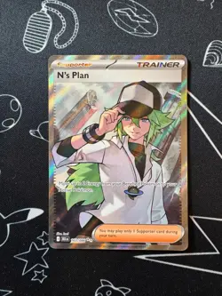 N's Plan 163/086 Pokemon TCG Black Bolt Ultra Rare Trainer English - Image 1