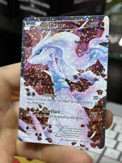 #2 Reshiram RC22/RC25 Legendary Treasures 2013 Radiant Full Art Pokemon - Image 4