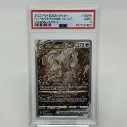 Pokemon TCG Hisuian Zoroark VSTAR Crown Zenith Galarian Gallery GG56/GG70 PSA 9 - Image 1