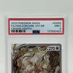 Pokemon TCG Hisuian Zoroark VSTAR Crown Zenith Galarian Gallery GG56/GG70 PSA 9 - Image 2