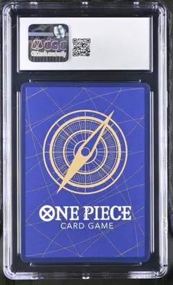 2025 One Piece Japanese OP13 Monkey D Luffy Wanted SEC Alternate Art CGC 10 - Image 2