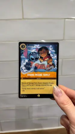 Ohana Means Family 32/204 Legendary Disney Lorcana Winterspell - Image 1