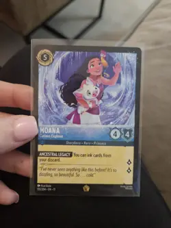 Disney Lorcana Moana Curious Explorer 155/204 Winterspell Non-Foil legendary - Image 3