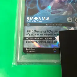 PSA 10 Enchanted Gramma Tala Spirit of the Ocean Inklands Disney Lorcana - Image 2