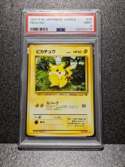 PSA9 Pikachu 1 Card Pokemon Card YJP Old Back Expansion Pack 2nd Edition pokemon - Image 1